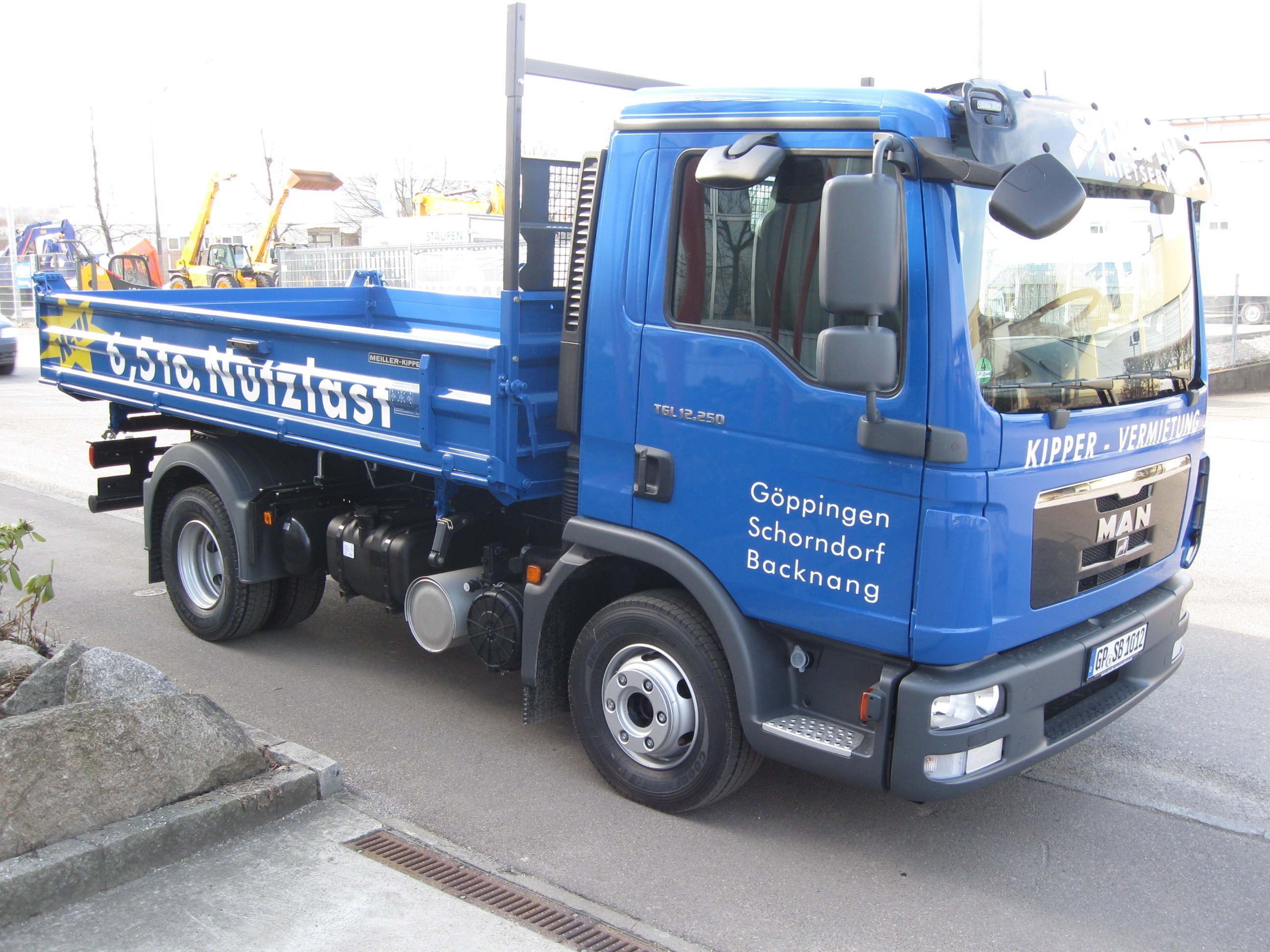 MAN 11,99 to. mieten – LKW-Kipper, ab 250 € netto/Tag – 5