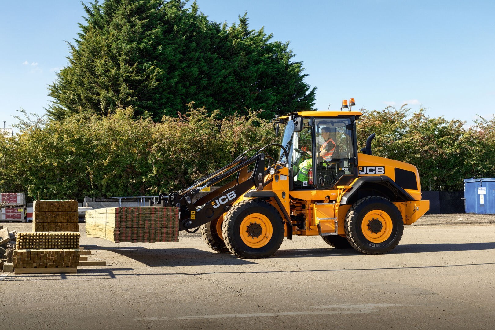 JCB 411 mieten – Radlader, ab 250 € netto/Tag