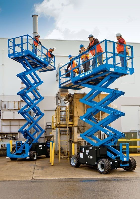 Genie GS 3369 RT mieten – Scheren-Arbeitsbühne, ab 160 € netto/Tag