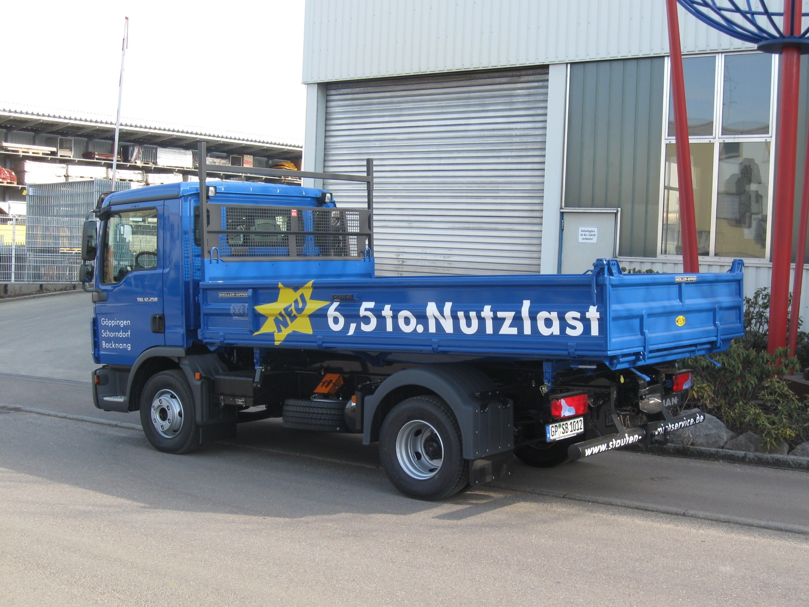 MAN 11,99 to. mieten – LKW-Kipper, ab 250 € netto/Tag – 3