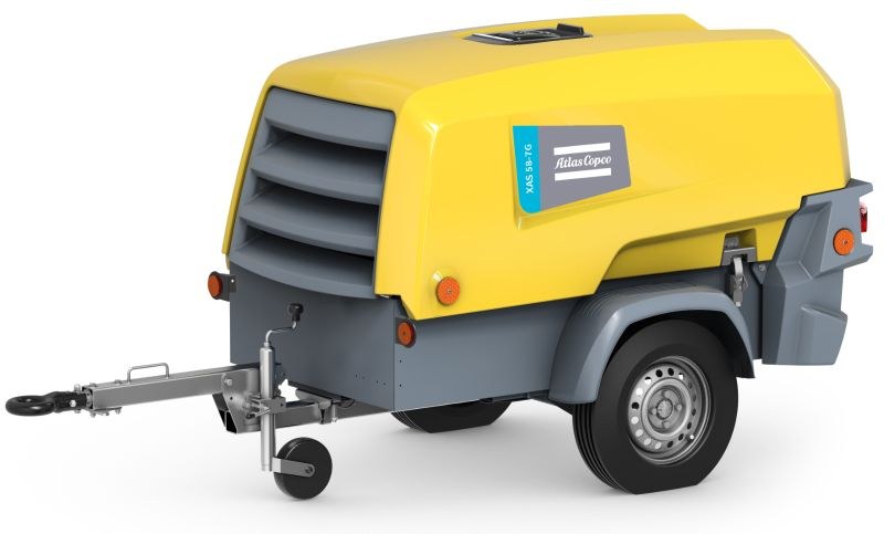 Atlas Copco XAS 58-7 Generator mieten – Kompressor, ab 85 € netto/Tag