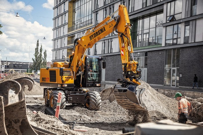 Hydrema MX17G mieten – City Kurzheck Bagger, ab 400 € netto/Tag