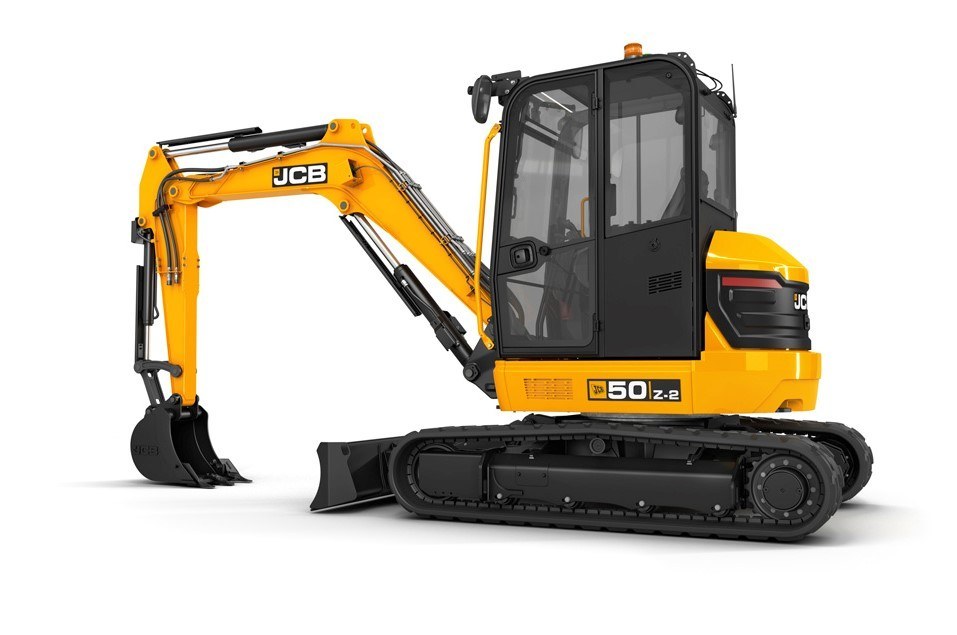 JCB 50Z mieten – Minibagger, ab 185 € netto/Tag