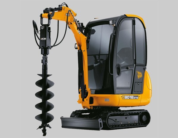 Hydr. Erdbohrgerät für JCB 8026 - 8035 mieten – Anbaugerät, ab 50 € netto/Tag