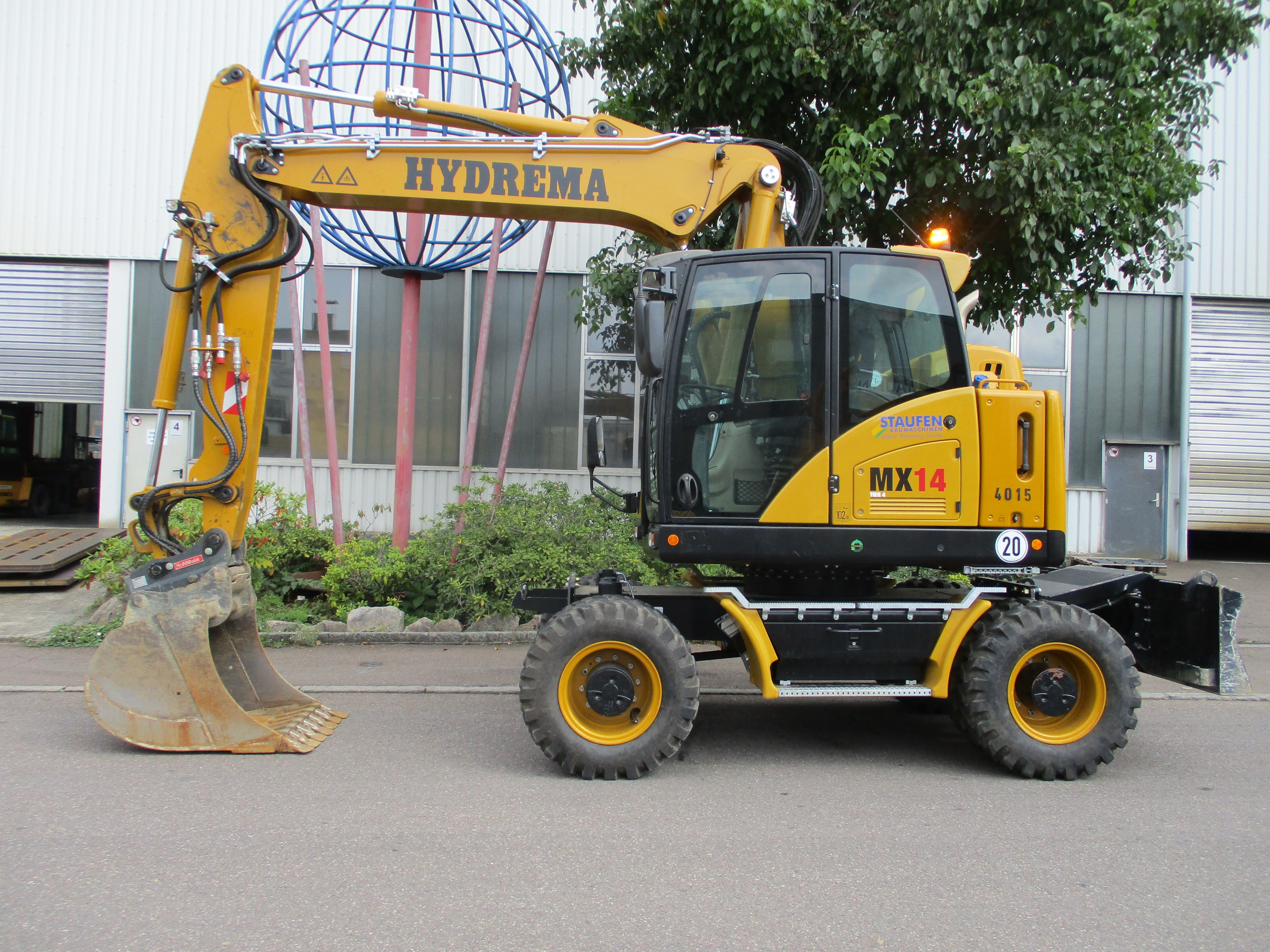 Hydrema MX 14 mieten – City-Kurzheck-Bagger, ab 380 € netto/Tag