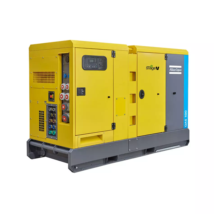 Atlas Copco QAS 125 Stufe V mieten – Stromerzeuger, ab 180 € netto/Tag