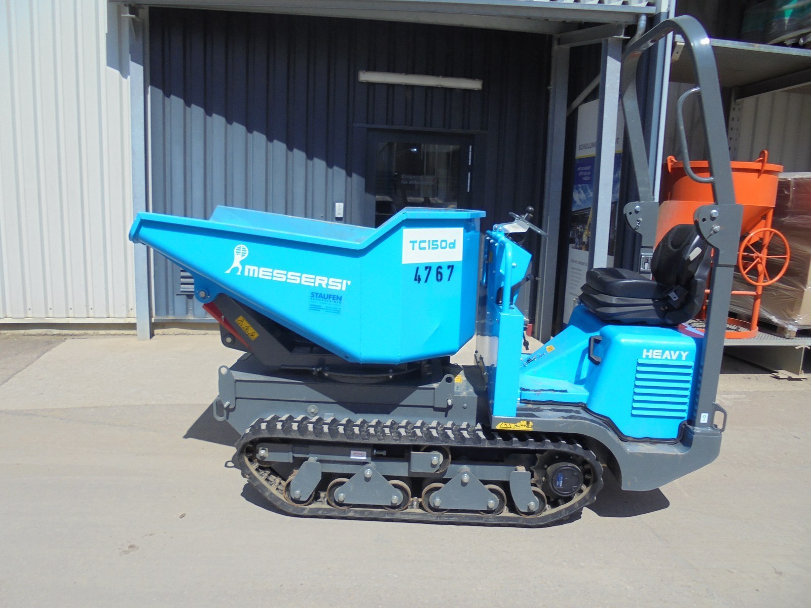 Messersi TC150d (Gewicht 1320 kg) mieten – Kettendumper, ab 100 € netto/Tag