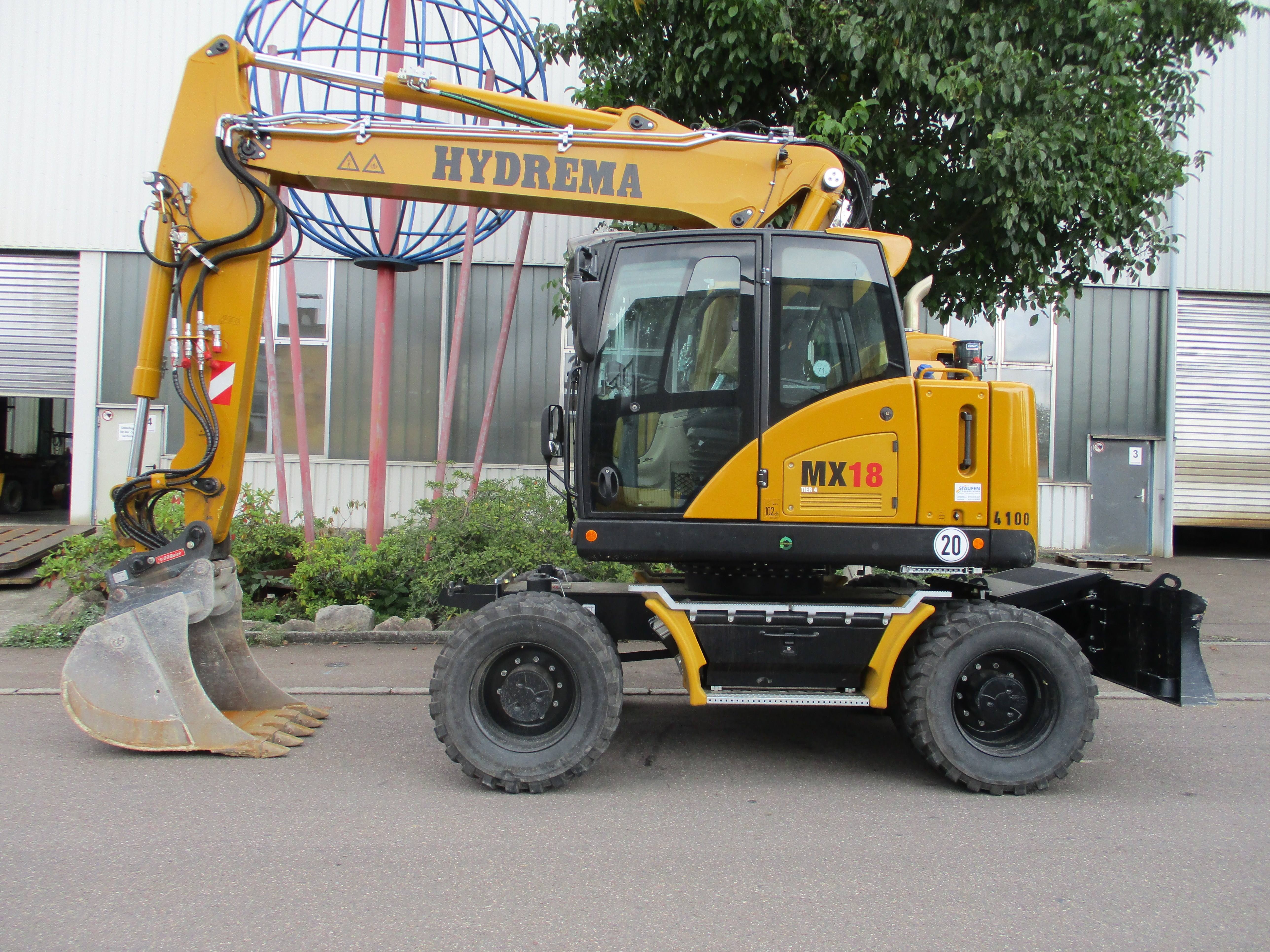 Hydrema MX 18 mieten – City-Kurzheck-Bagger, ab 420 € netto/Tag