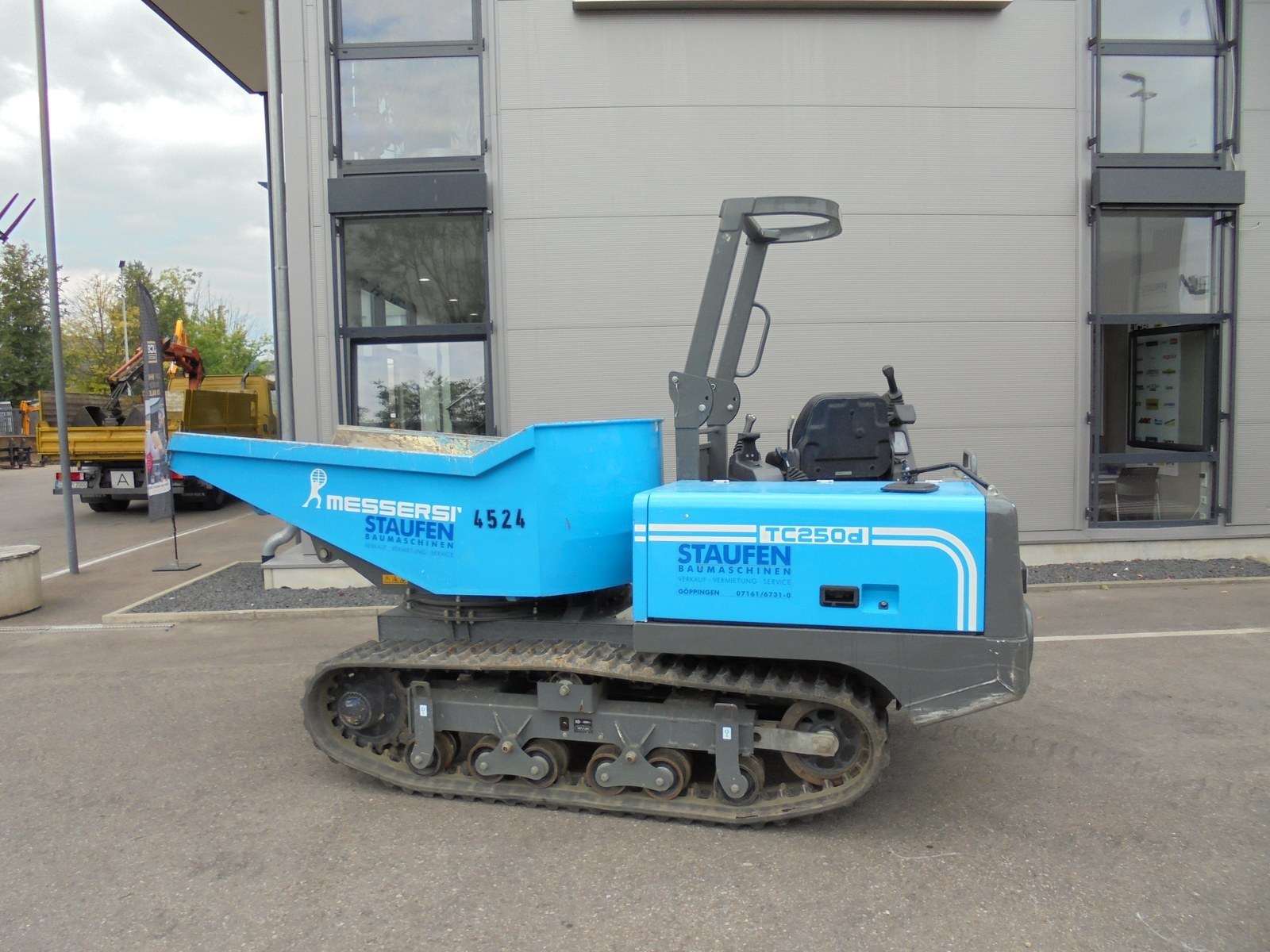 Messersi TC250d mieten – Kettendumper, ab 160 € netto/Tag