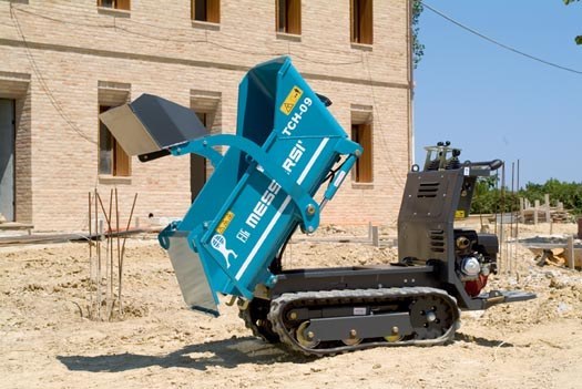 Messersi TC80 mit Selbstladeschaufel mieten – Kettendumper, ab 80 € netto/Tag