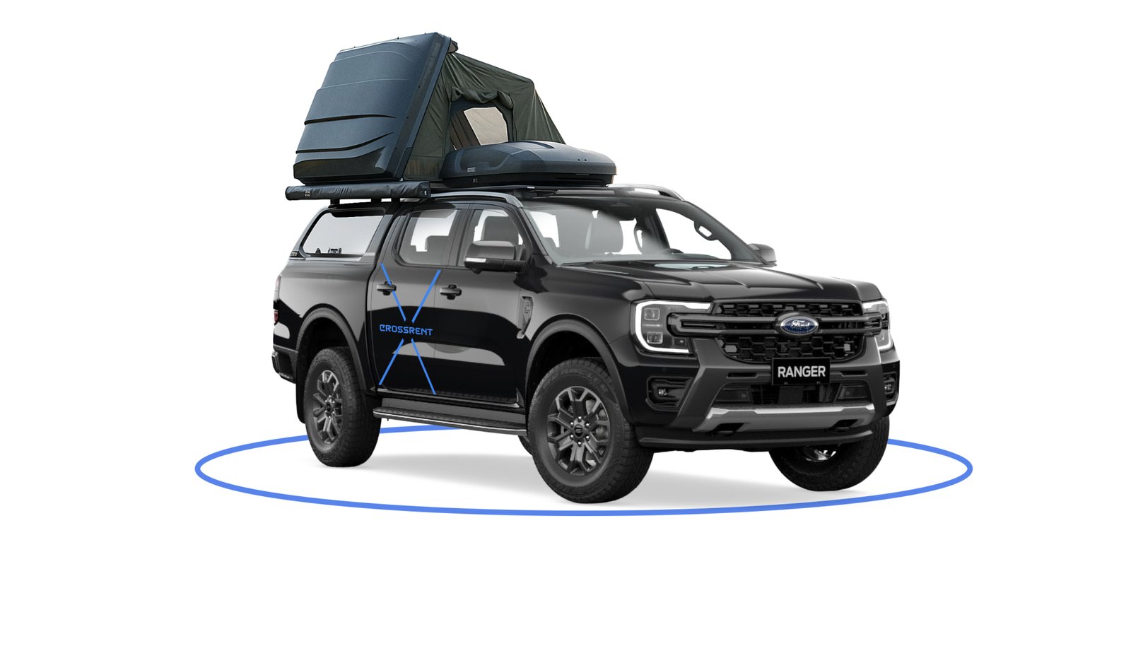 Dachzelt-Pkw OVERLANDER ULTIMATE (Ford Ranger Wildtrak) mieten – ab 78 €/Tag, München