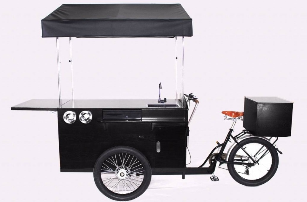 Catering Bike in Schwarz – mobile mieten in Reutlingen – Getränke und Kaffee – 2