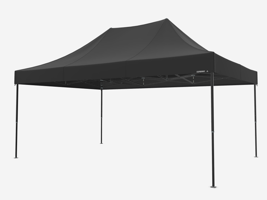 Pavillon Mastertent 6m x 4m schwarz mieten in Reutlingen