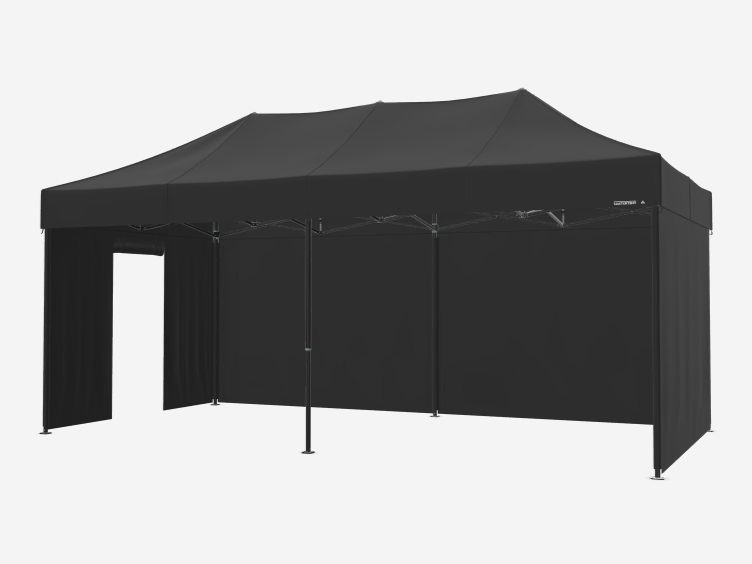 Pavillon Mastertent 6m x 3m schwarz mieten in Reutlingen – 2