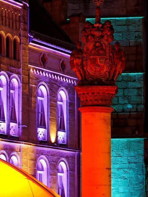 Akku LED Scheinwerfer - RGBW- WDMX Outdoor IP65 mieten in Reutlingen – 2