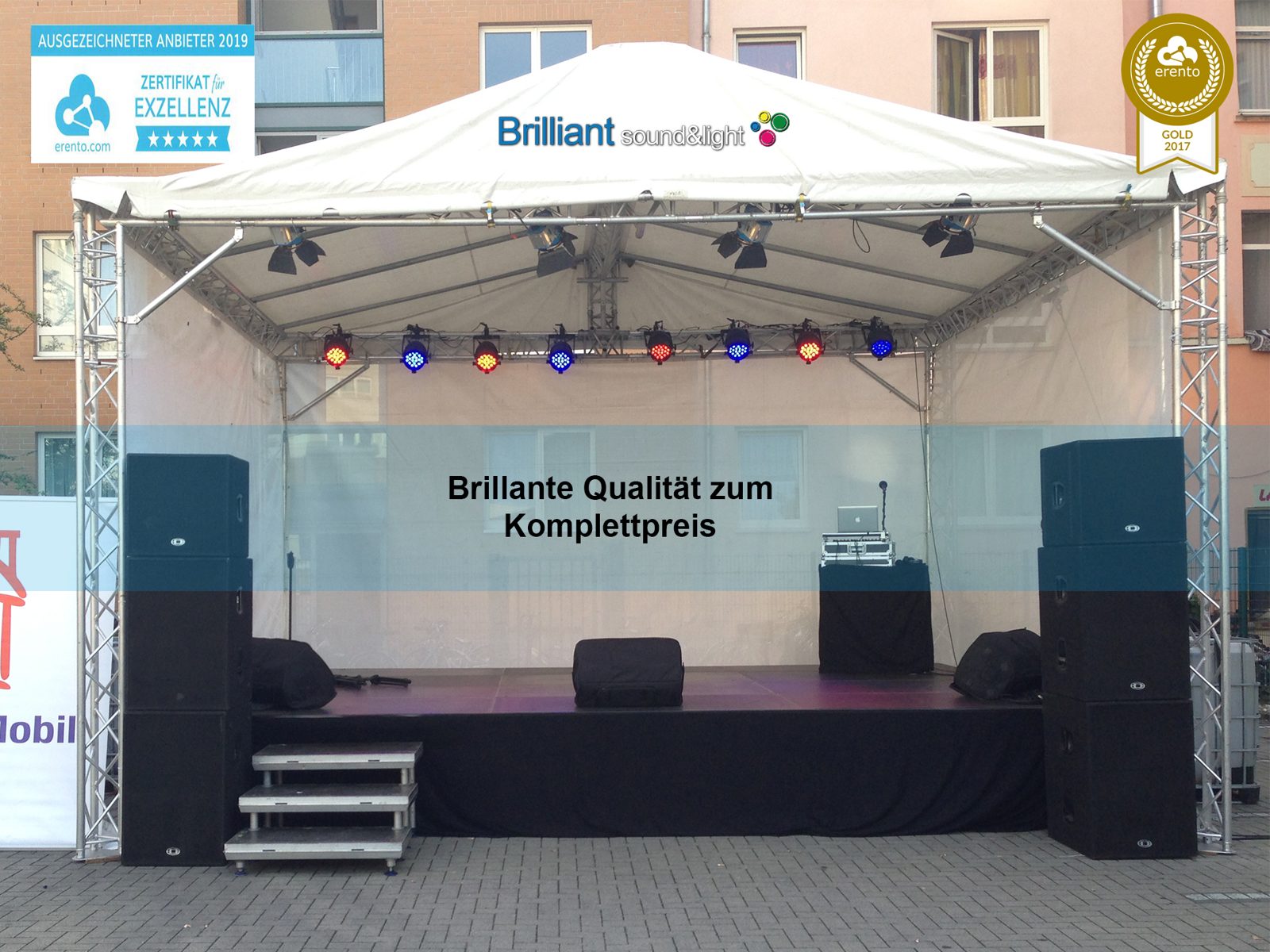 Bühnendach 6 × 4 m · mieten in Langenhagen – 3