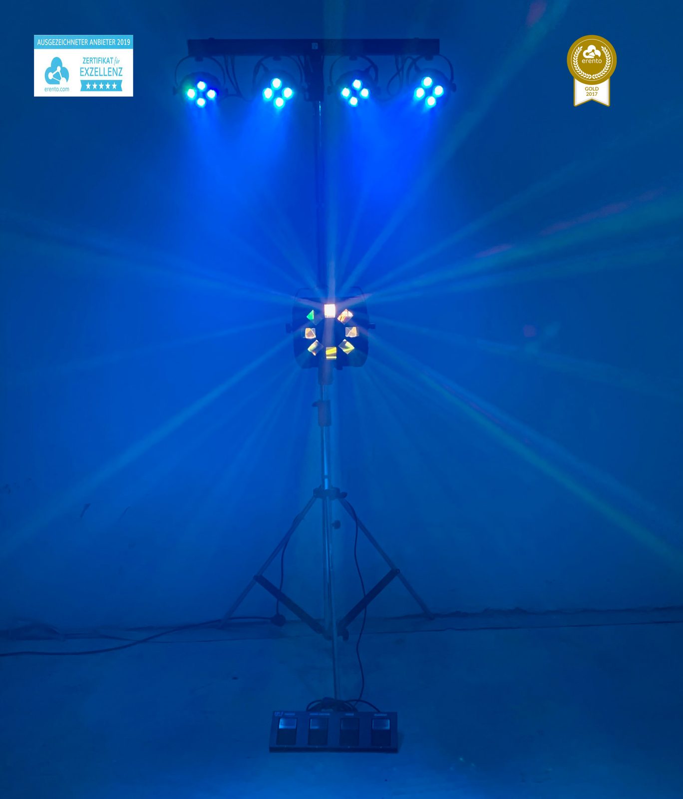 LED-Lichtanlage mit Nebel mieten · Party mieten in Langenhagen – 2