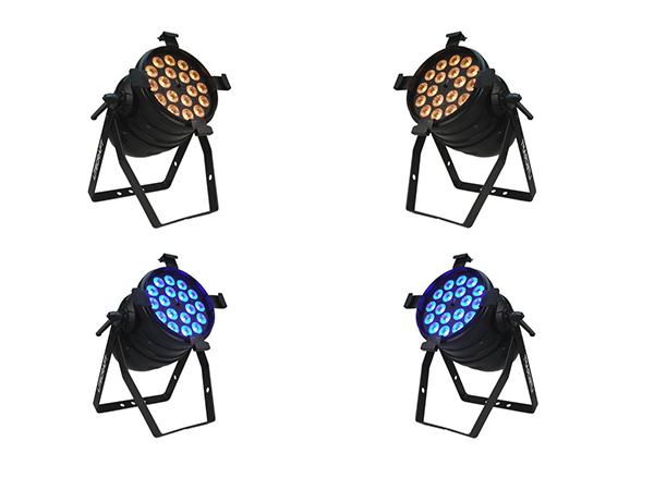 LED-PAR Lichtset RGBA · Kräftige Floorspots mieten in Langenhagen