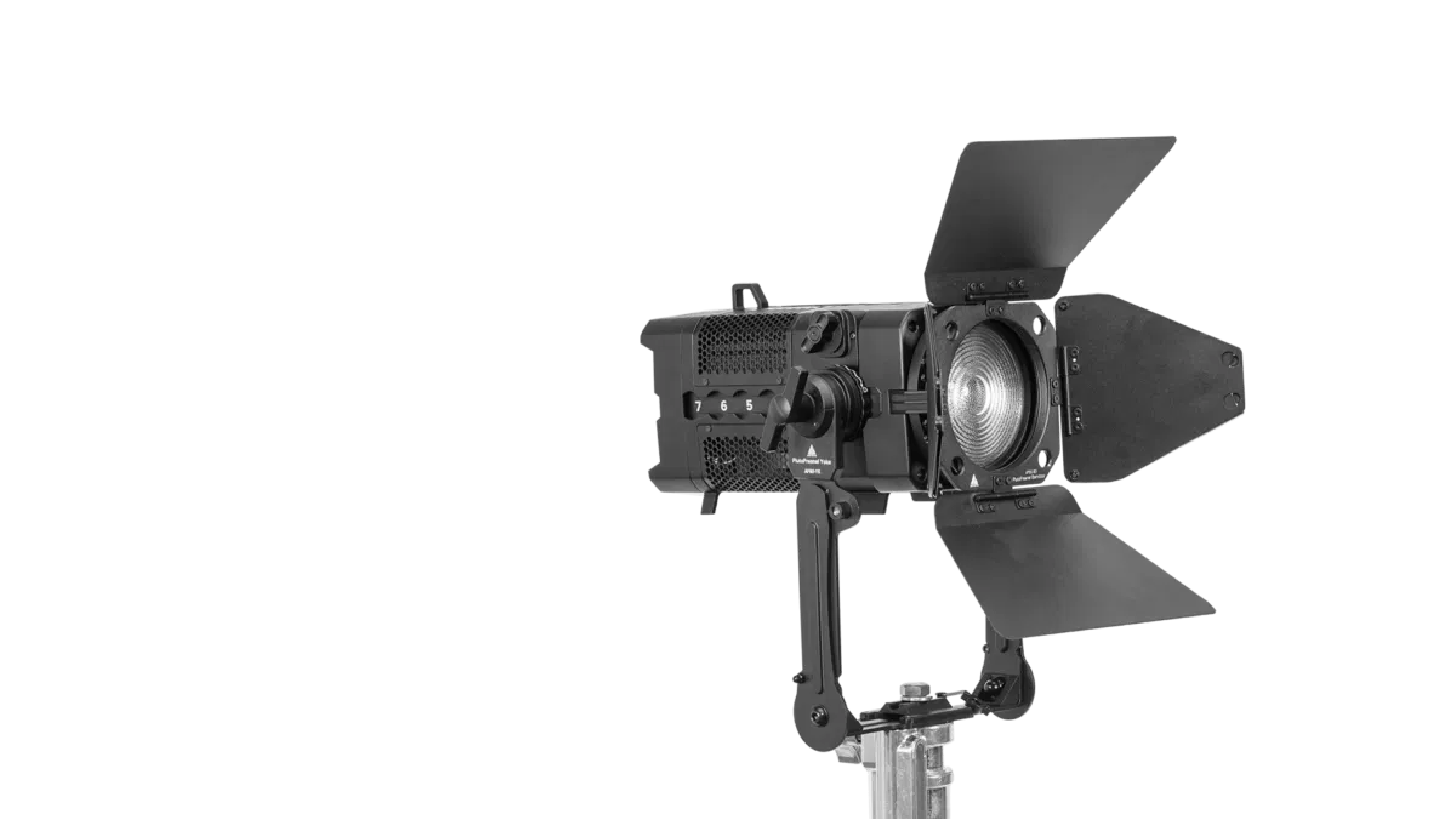 Akku-Fresnel-Scheinwerfer Set (2×) · Weiß & mieten in Langenhagen – 2