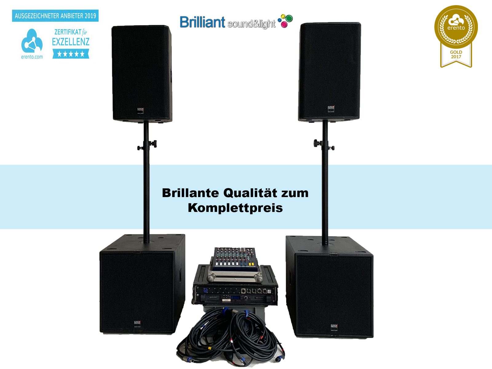 Premium Musikanlage mieten · Kling & mieten in Langenhagen – Bis zu 250 Gäste