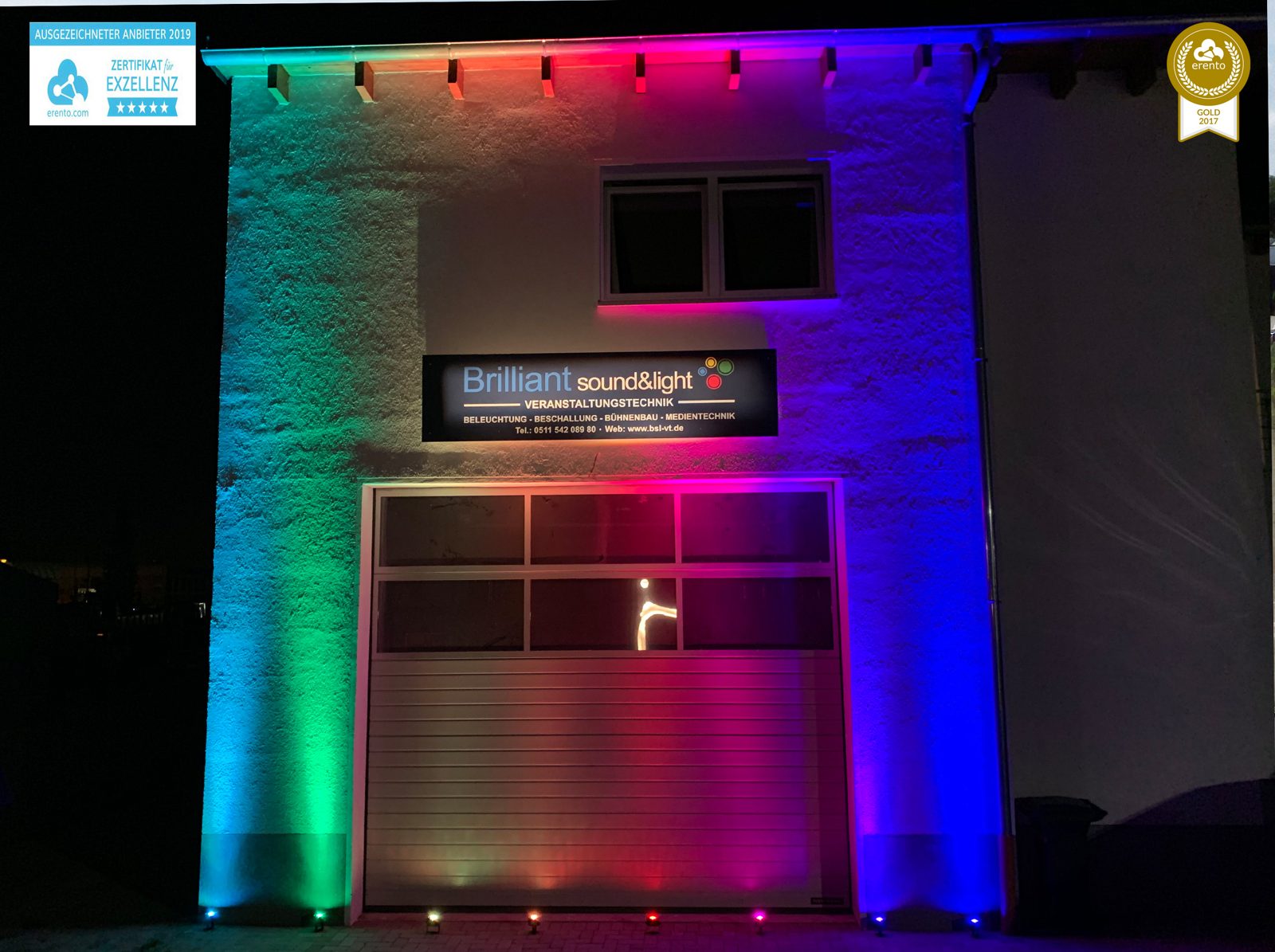 Mobiles Akku-Lichtsystem · 8× LED-Scheinwerfer inkl. mieten in Langenhagen – LED-Leuchten