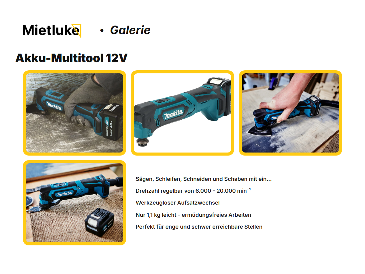 Akku-Multitool 12V mieten - ab 8 mieten in Berlin – 3