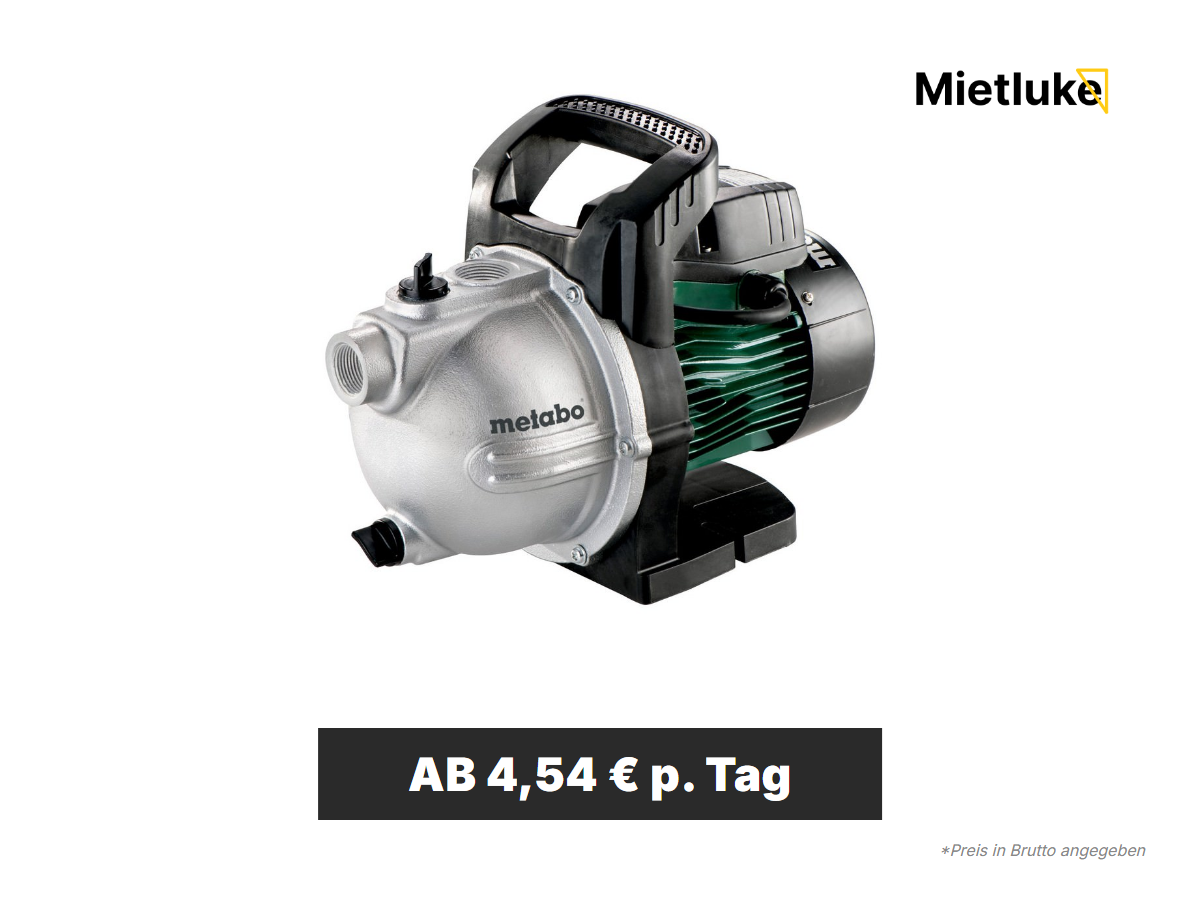 Garten- und Saugpumpe 4000 l/h mieten - ab 4 mieten in Berlin