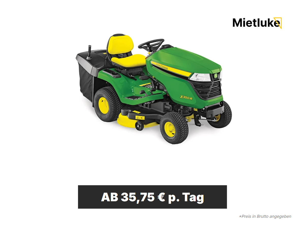 Aufsitzrasenmäher 42 Zoll mieten - ab 35 mieten in Berlin