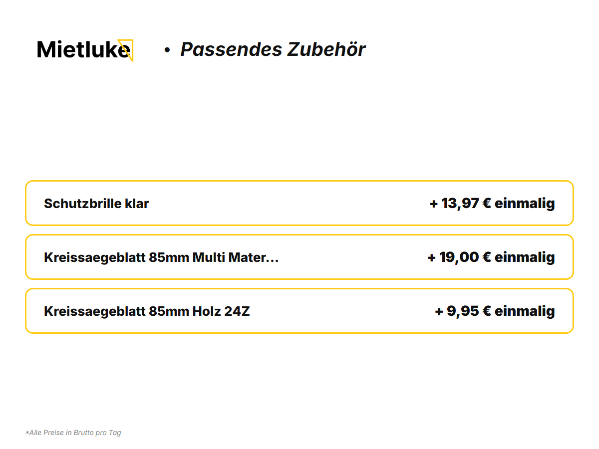 Akku-Handkreissäge 12V mieten - ab 9 mieten in Berlin – 5
