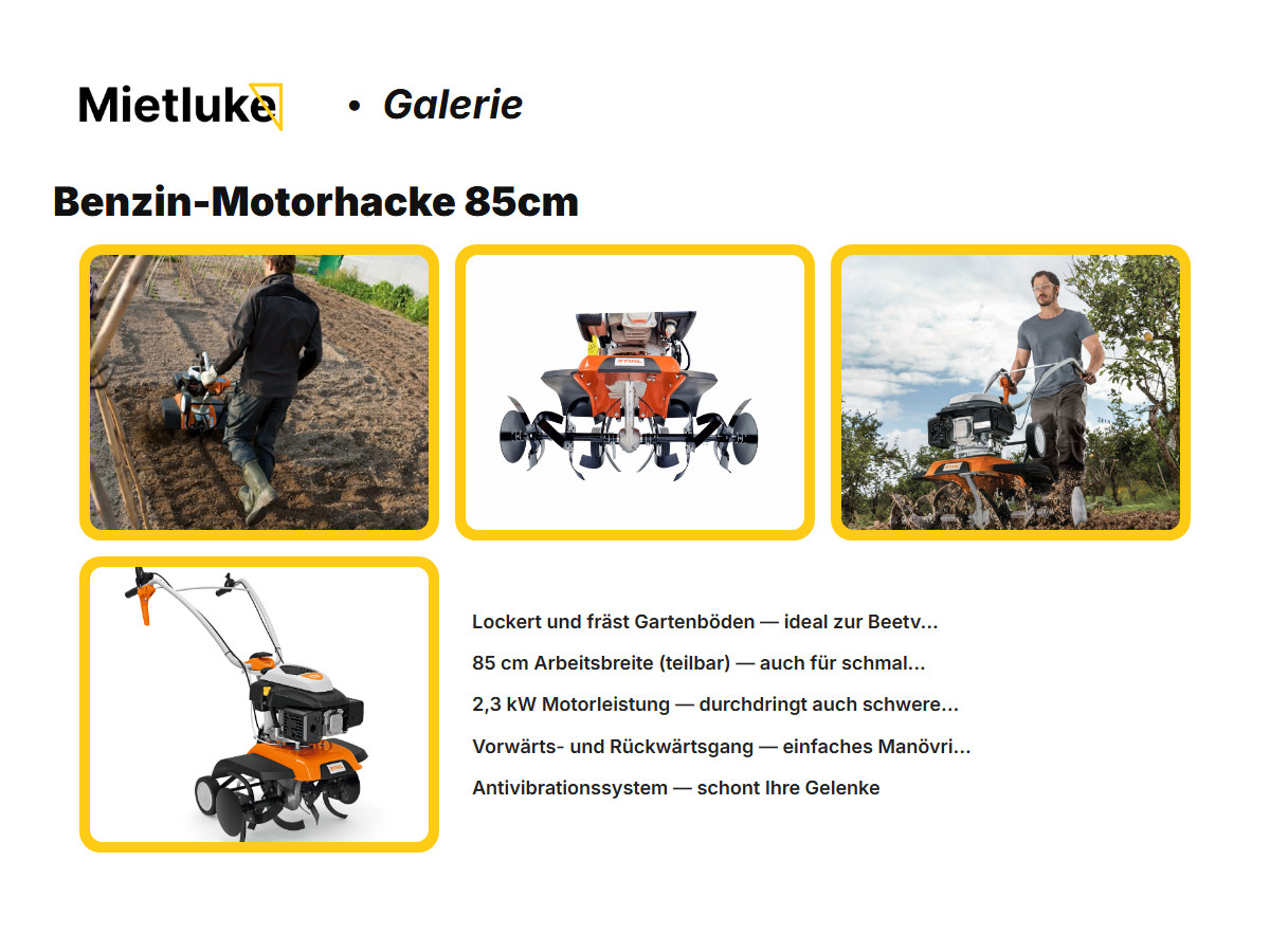 Benzin-Motorhacke 85cm mieten - ab 14 mieten in Berlin – 3