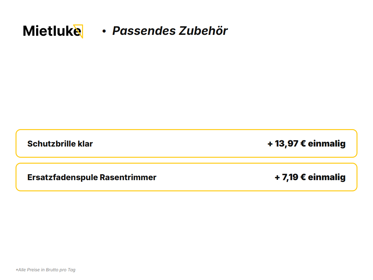 Akku-Rasentrimmer & Kantenschneider mieten - ab 4 mieten in Berlin – 5