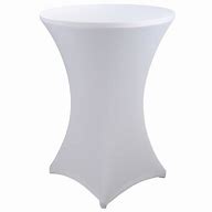 Stehtisch "Classic" weiß mieten in Neuss – Bis 80 cm – 4