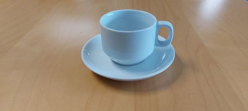 Kaffee-Untertasse "Classic" weiß - Kaffeetassen mieten in Neuss – Porzellan – 2