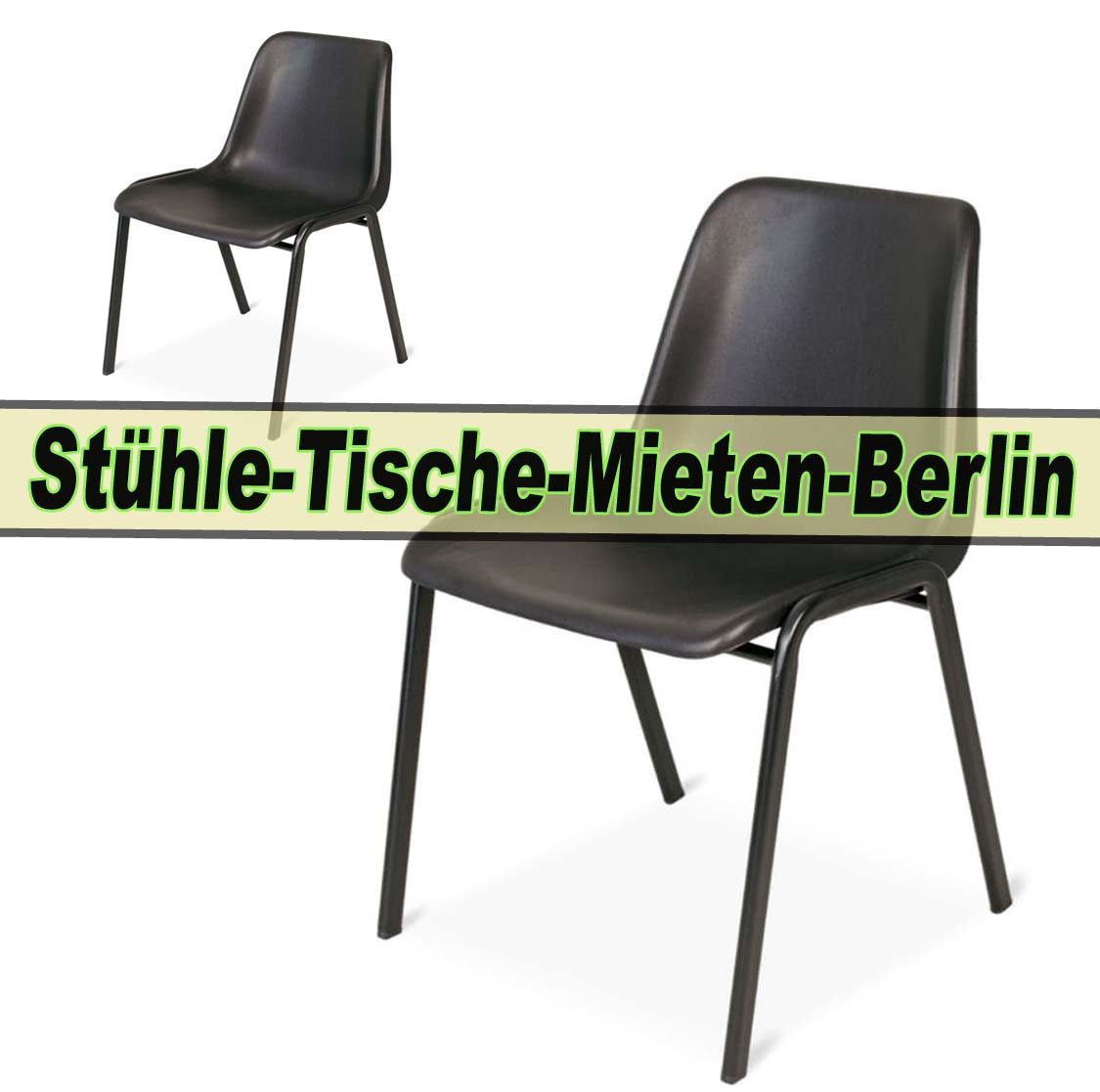 Formschalenstuhl Stapelstuhl Konferenzstuhl mieten leihen Berlin mieten in Berlin
