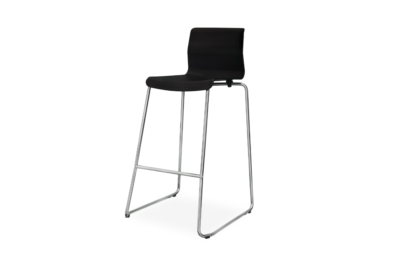 Barhocker / Hochstuhl weiß oder schwarz mieten in Berlin – 2