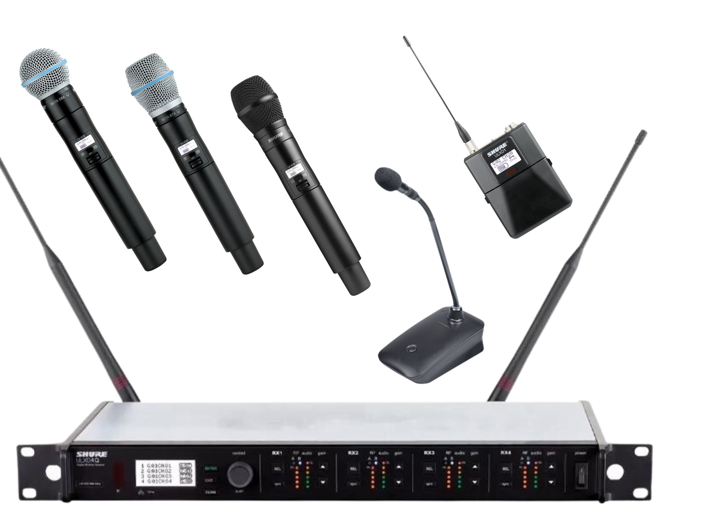 Shure ULX-D mieten in Chemnitz (Sachs) – Funkmikro