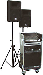 Mobile Musikanlage mit leisem Stromgenerator 2000W - Boxen mieten in Köln