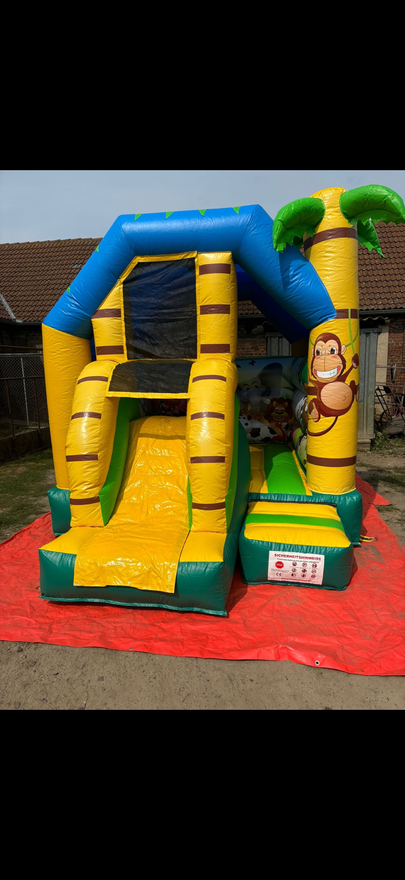 Hüpfburgen 4x4m Mottoparty Kinder Einschulung mieten in Berlin – Ohne Personal – 5