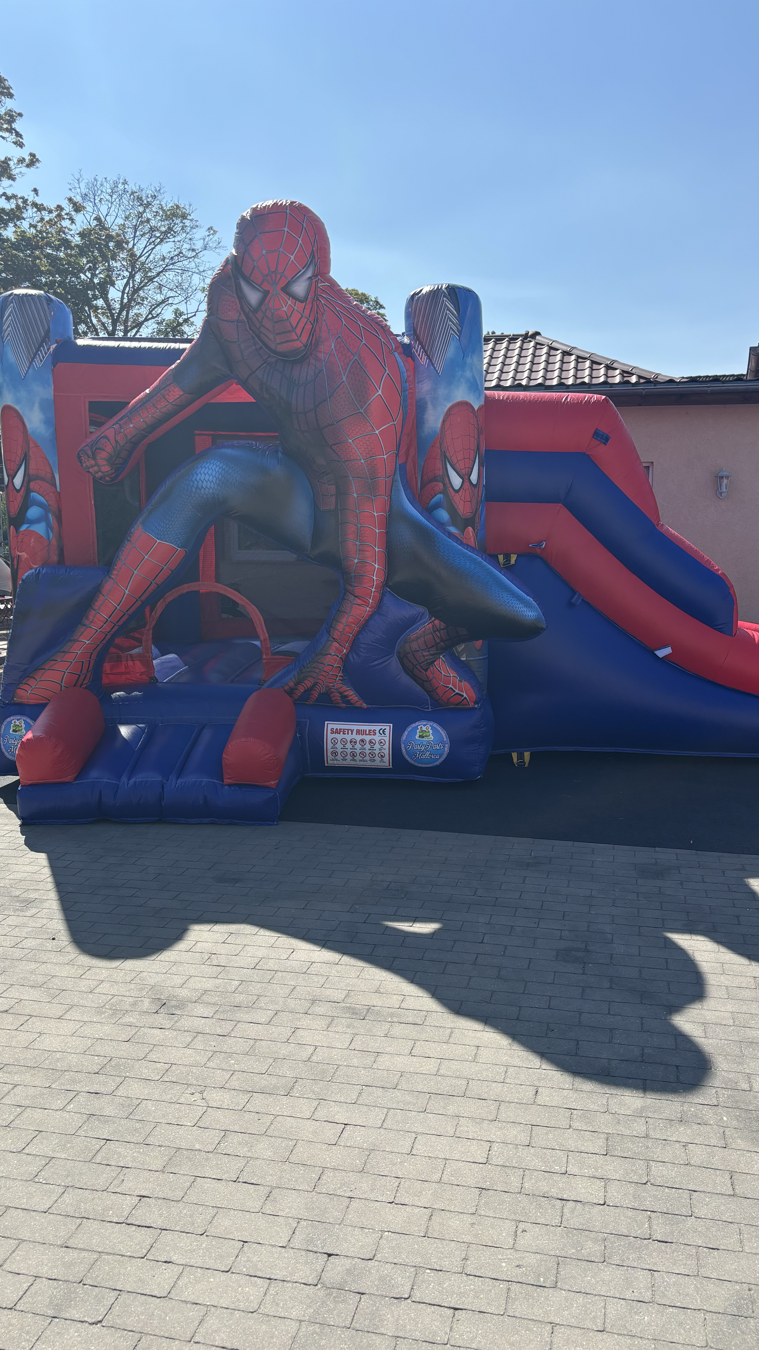 Vermiete Hüpfburg "Spiderman" Pool Rutsche Motto mieten in Berlin – 8x3x3 – 2