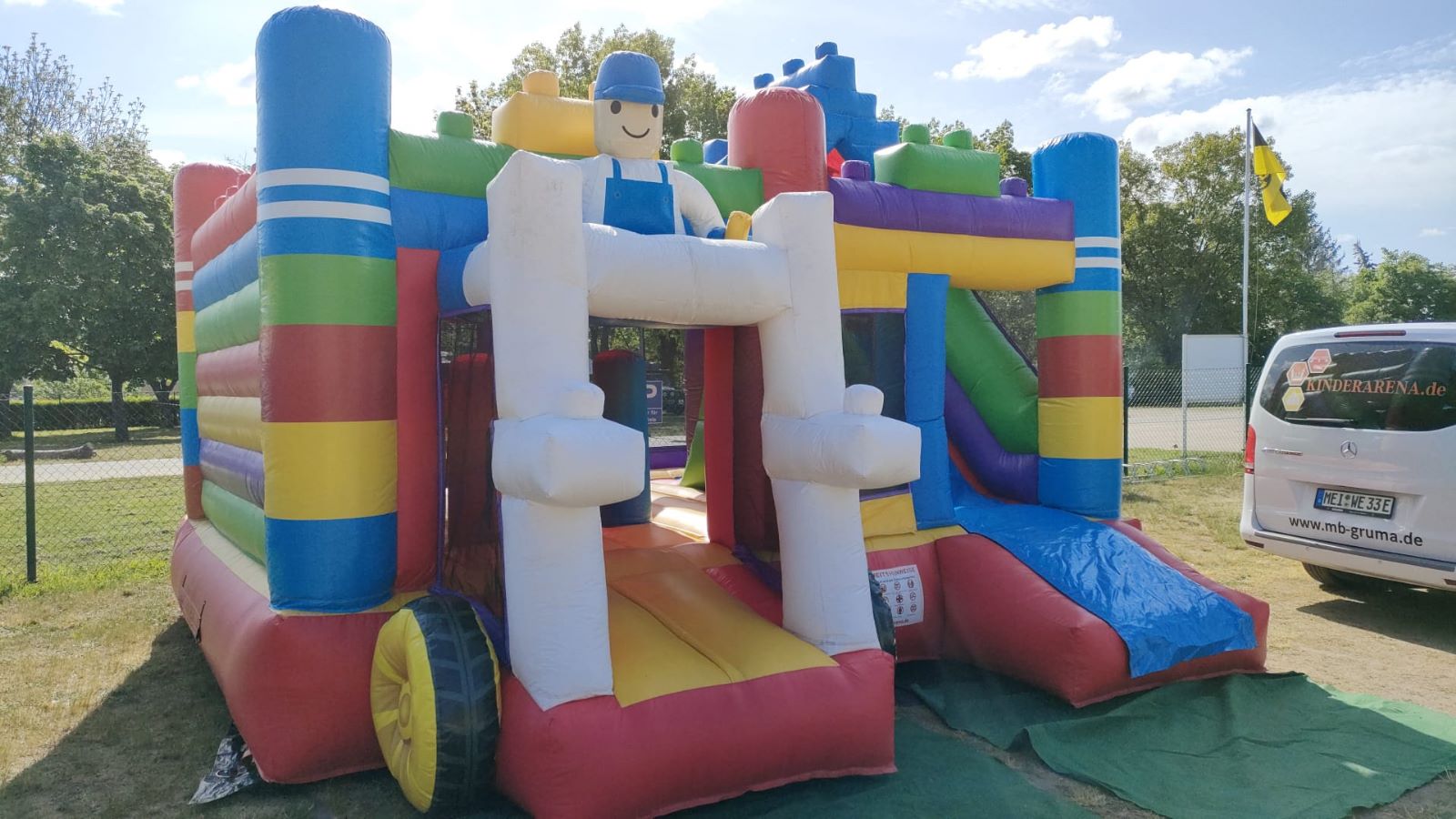 Hüpfburg "Lego" mieten Kids Event Bausteine mieten in Berlin – 5x5x3 – 2