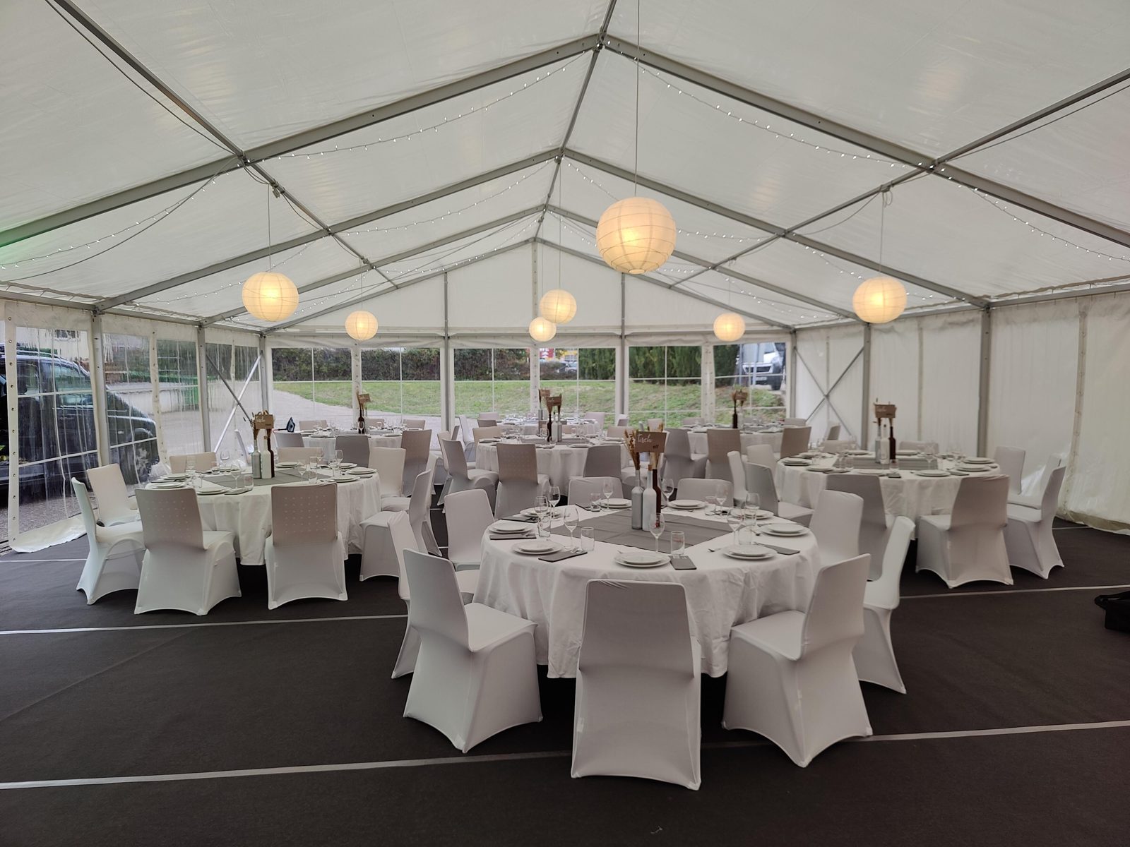 Partyzelt mieten in Leimen – 10 x30 m – 2
