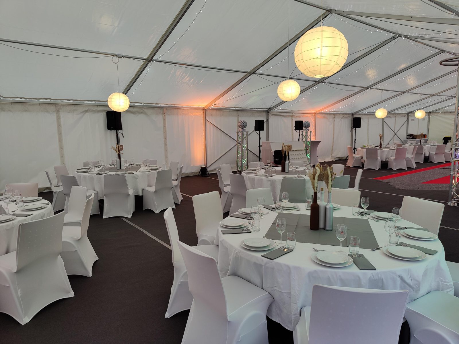 Partyzelt mieten in Leimen – 10 x30 m – 4