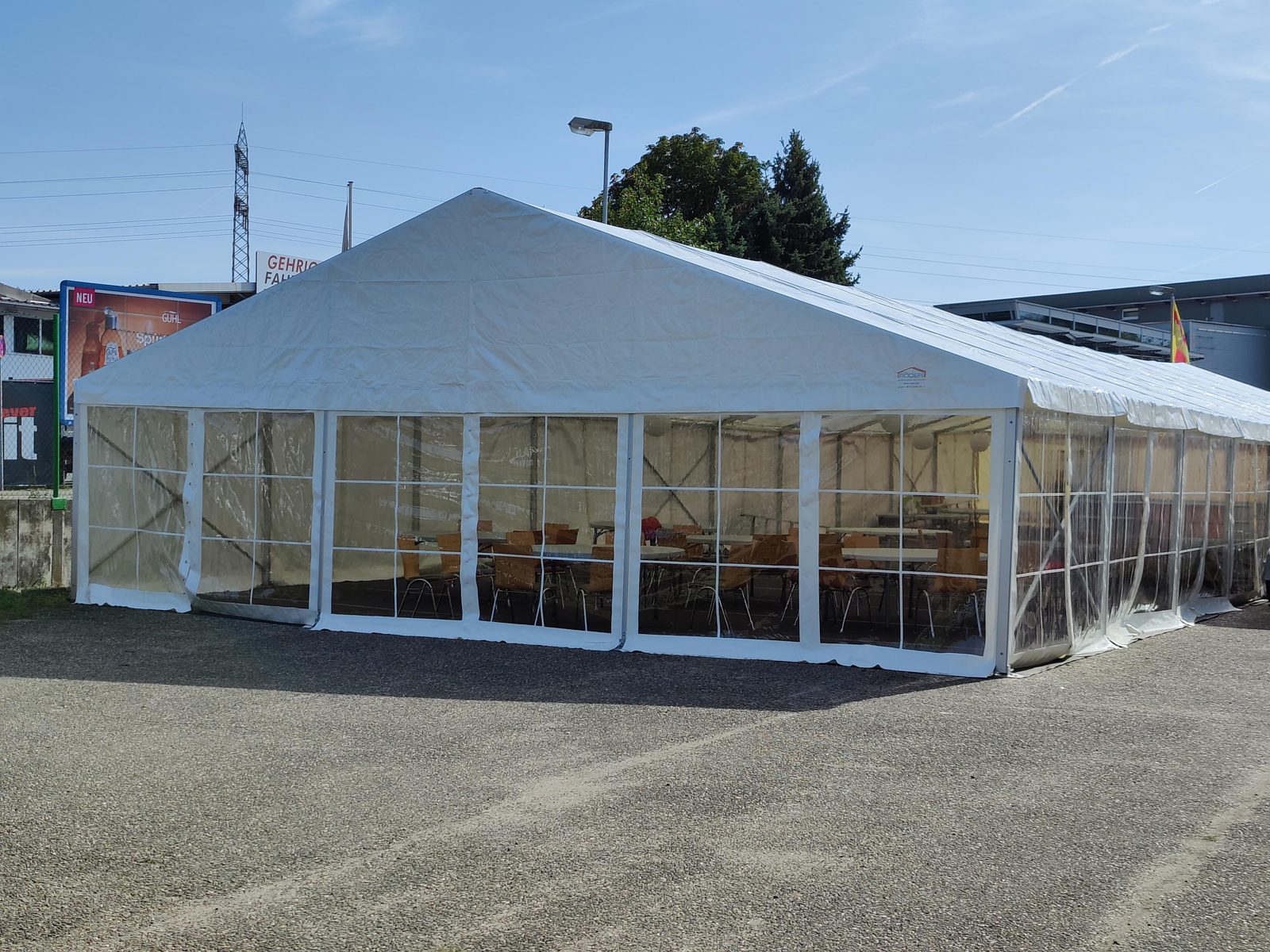 Partyzelt mieten in Leimen – 10 x30 m – 3