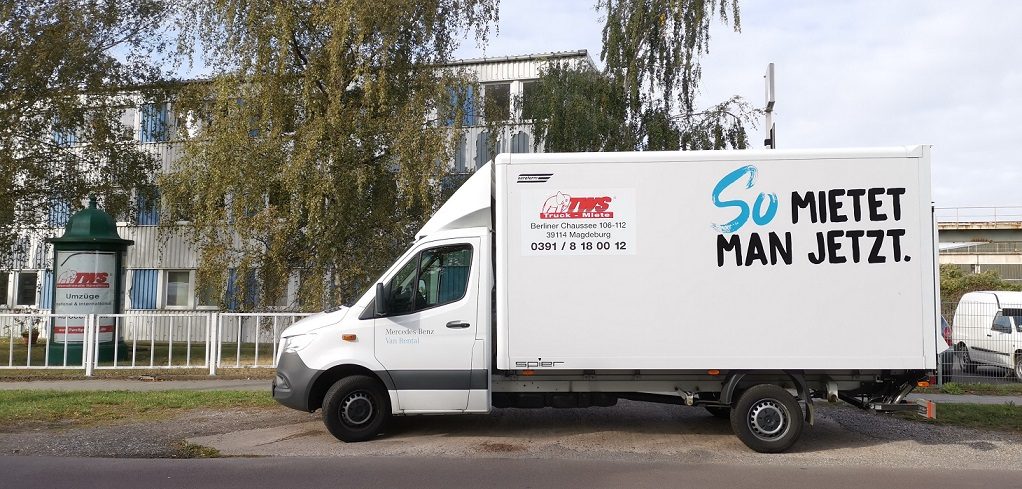 Mercedes Benz Sprinter Koffer mit Ladebordwand und AZV mieten in Magdeburg – 2