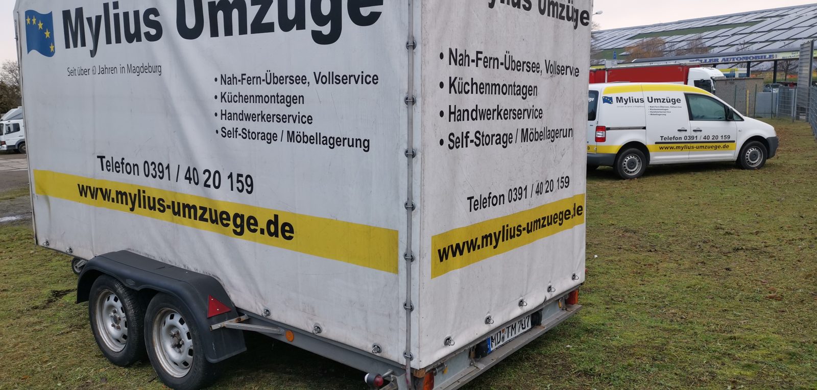 Anhänger mit Plane und Spriegel 1200kg - weitere Größen mieten in Magdeburg – 4
