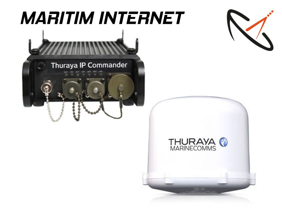 Thuraya Commander Satellitenterminal Maritimantenne mieten in Neunkirchen