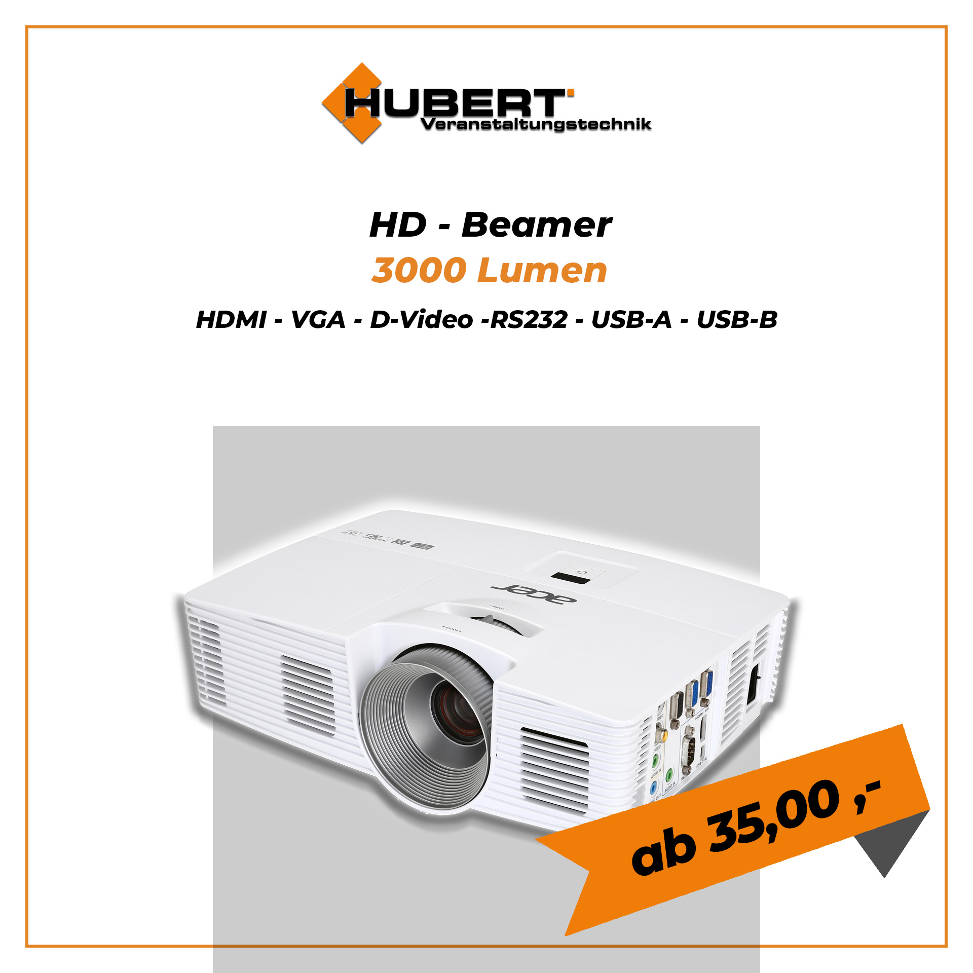 Videobeamer Acer H5380BD mieten in Großenkneten – 31x9,3x23,7