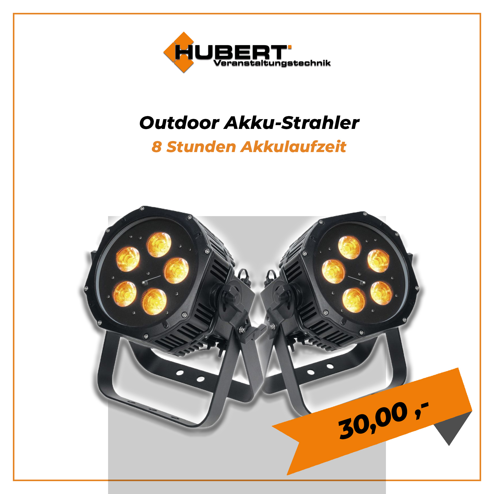 Akku-LED-Scheinwerfer für den Außenbereich mieten in Großenkneten – 5,48