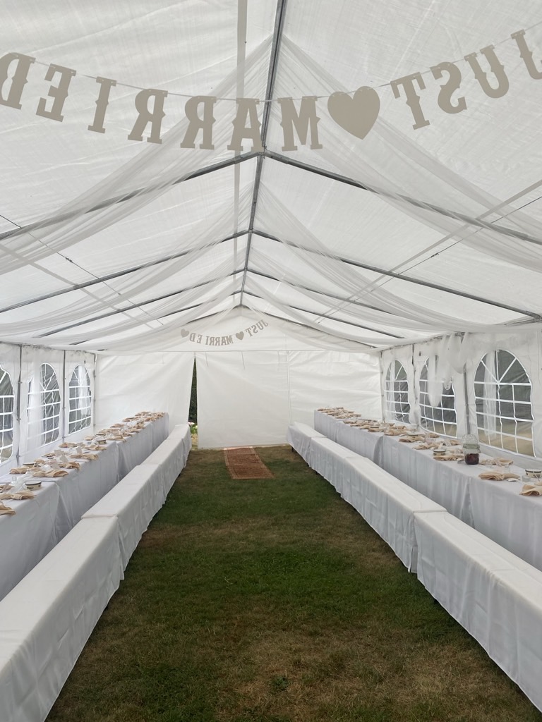 Partyzelt 6x12m mieten- 72qm2 für große mieten in Aindling – Bis 100 – 5