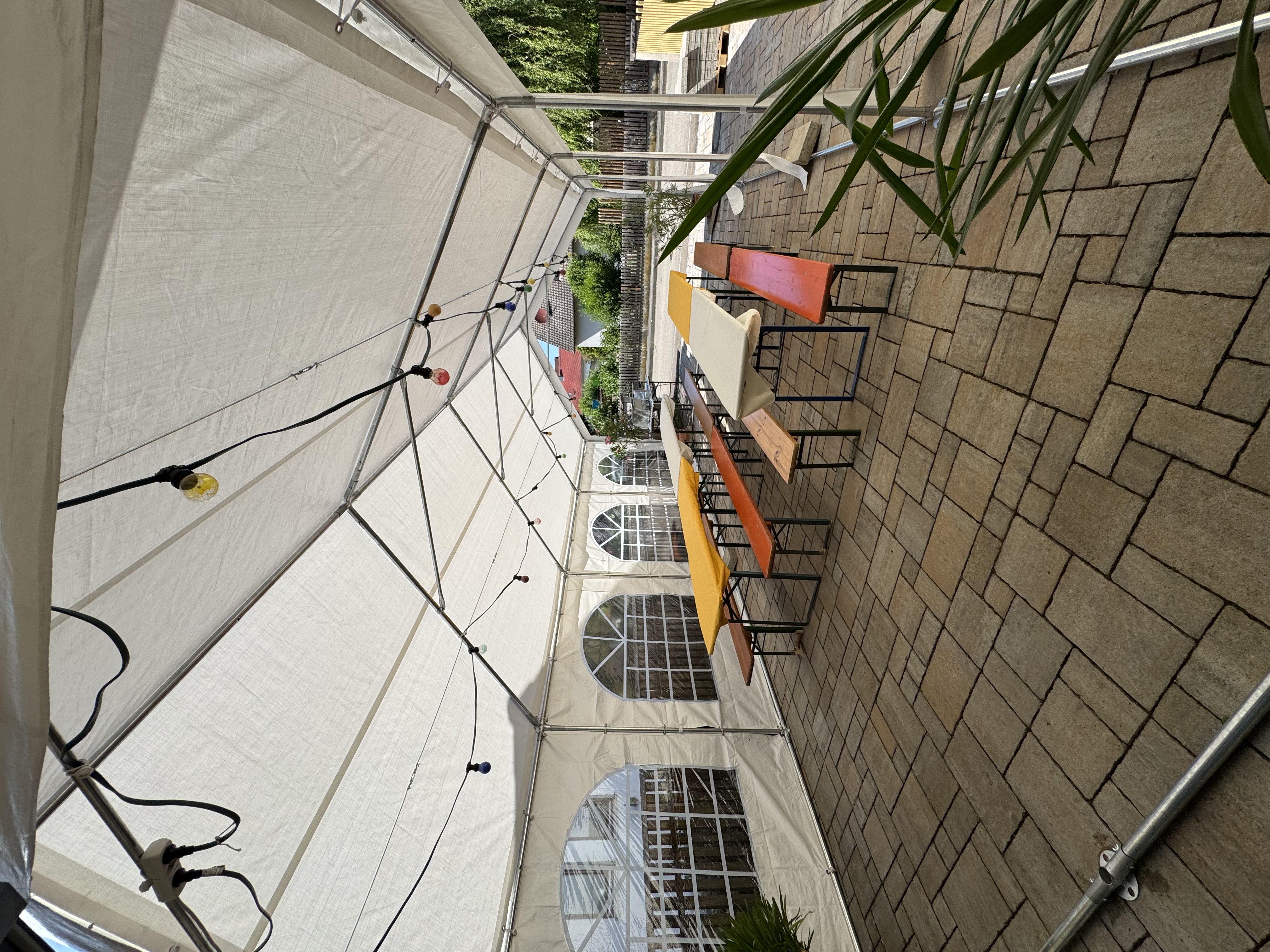 Partyzelt 6x12m mieten- 72qm2 für große mieten in Aindling – Bis 100 – Thumbnail 6